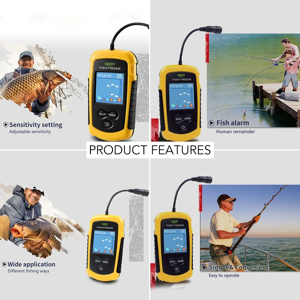 Lucky LCD Color Screen Portabl - Fish Finder Gps review and price