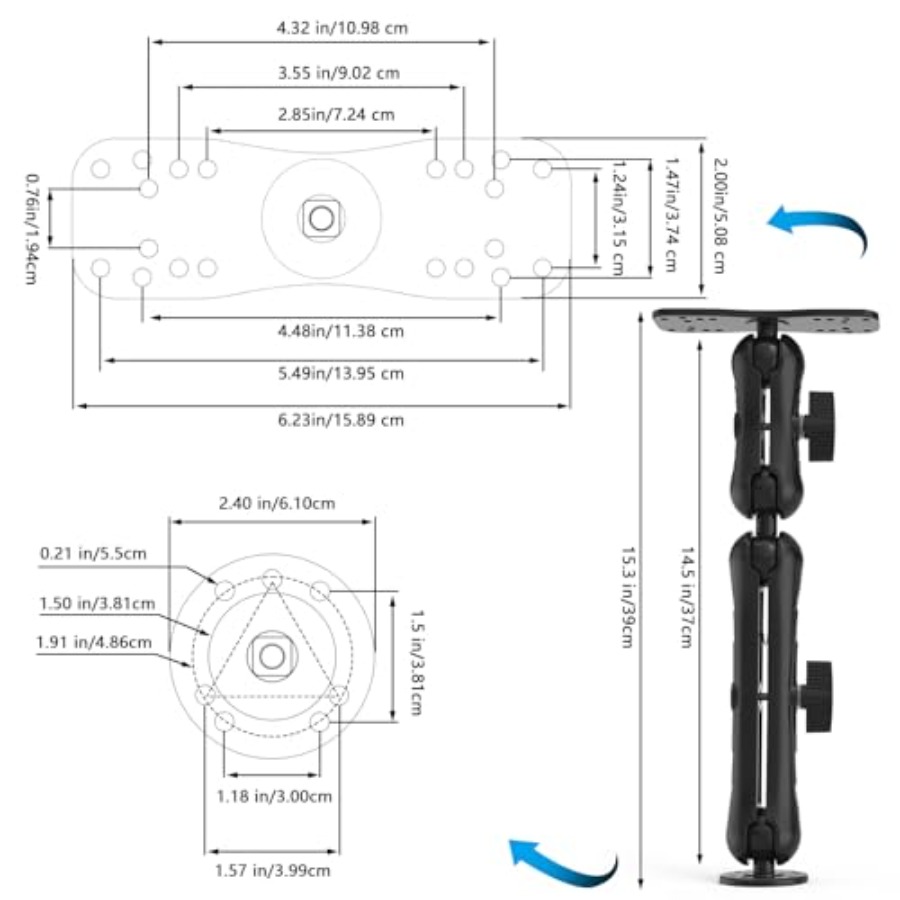 Aluminum Alloy Fish Finder Mou - Fish Finder Mount review and price