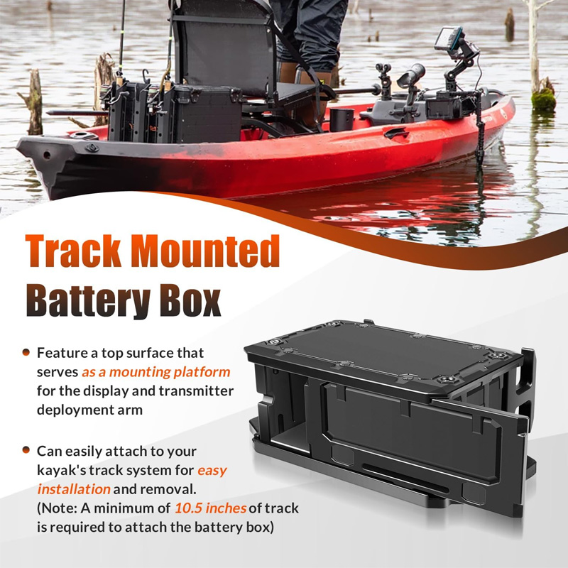 Track Mounted Battery Box for  - Fish Finder Battery review and price